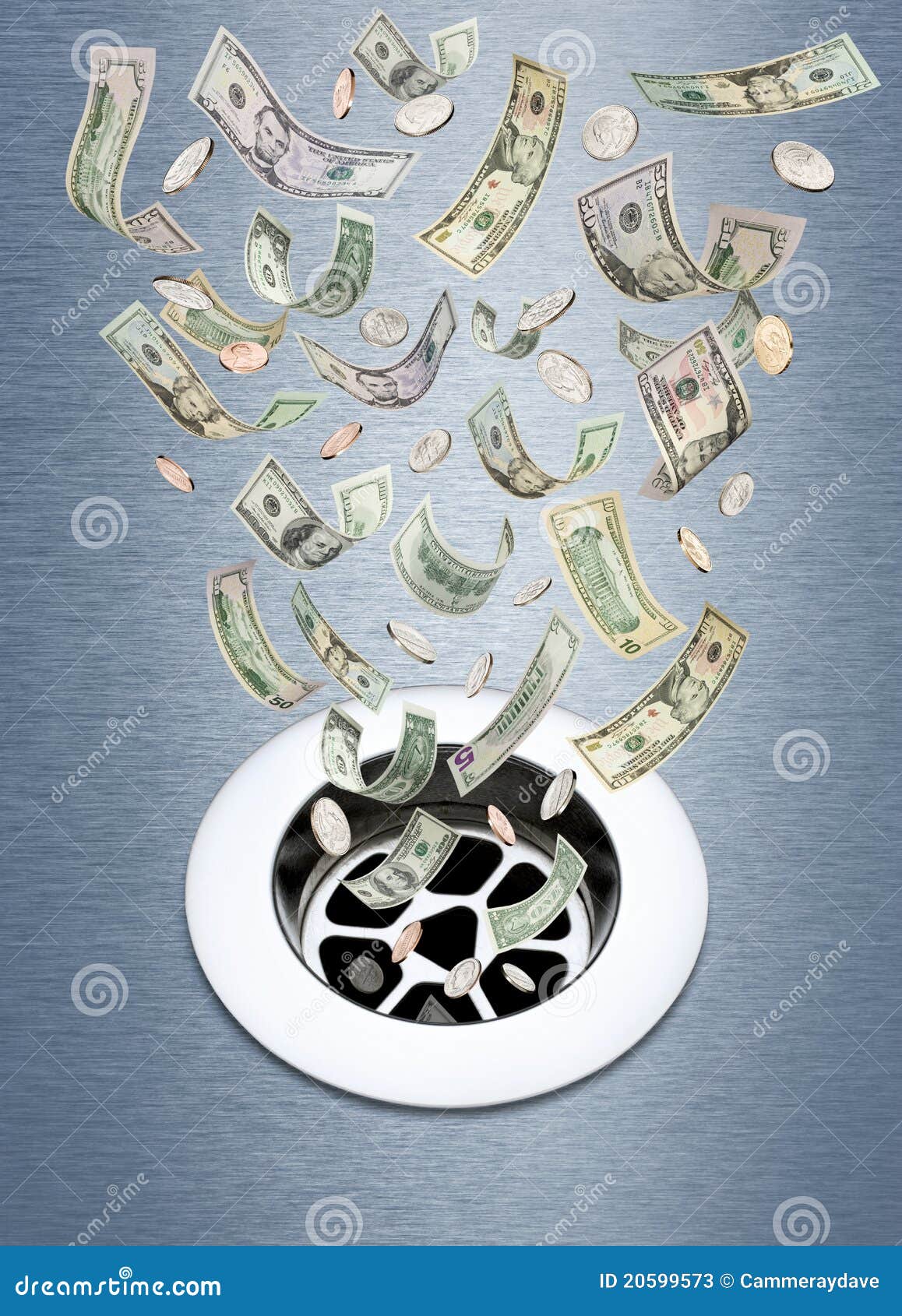 clipart of money going down the drain - photo #26
