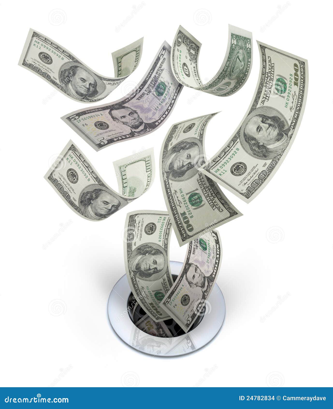 clipart of money going down the drain - photo #16