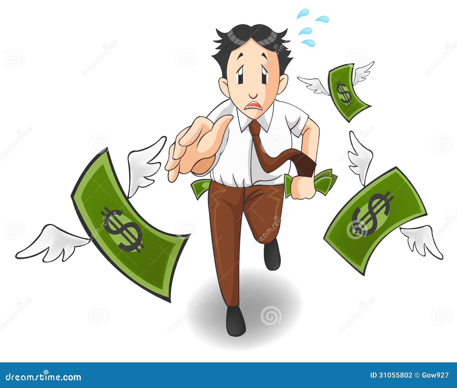 clipart money flying away - photo #5