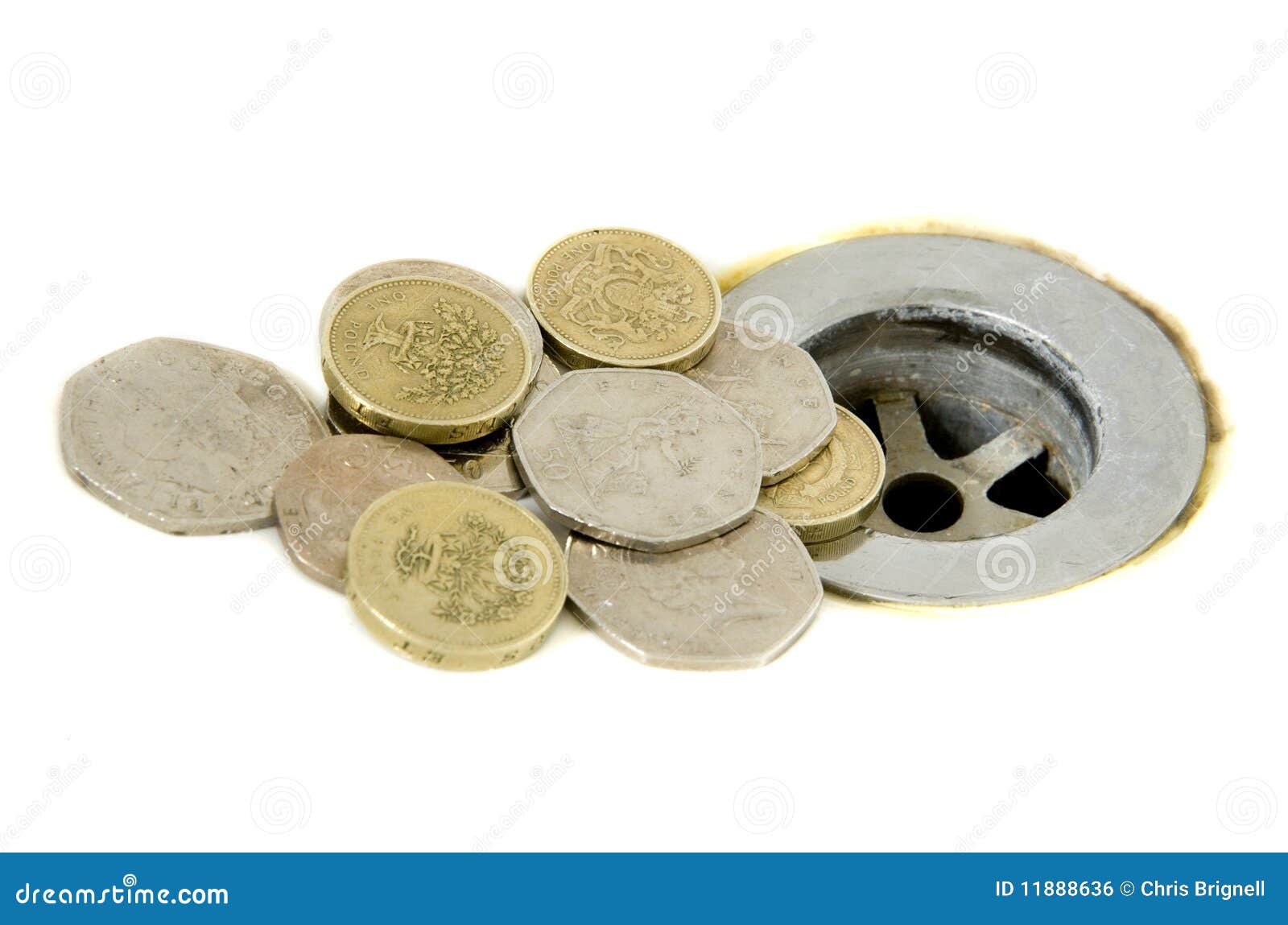 clipart of money going down the drain - photo #18