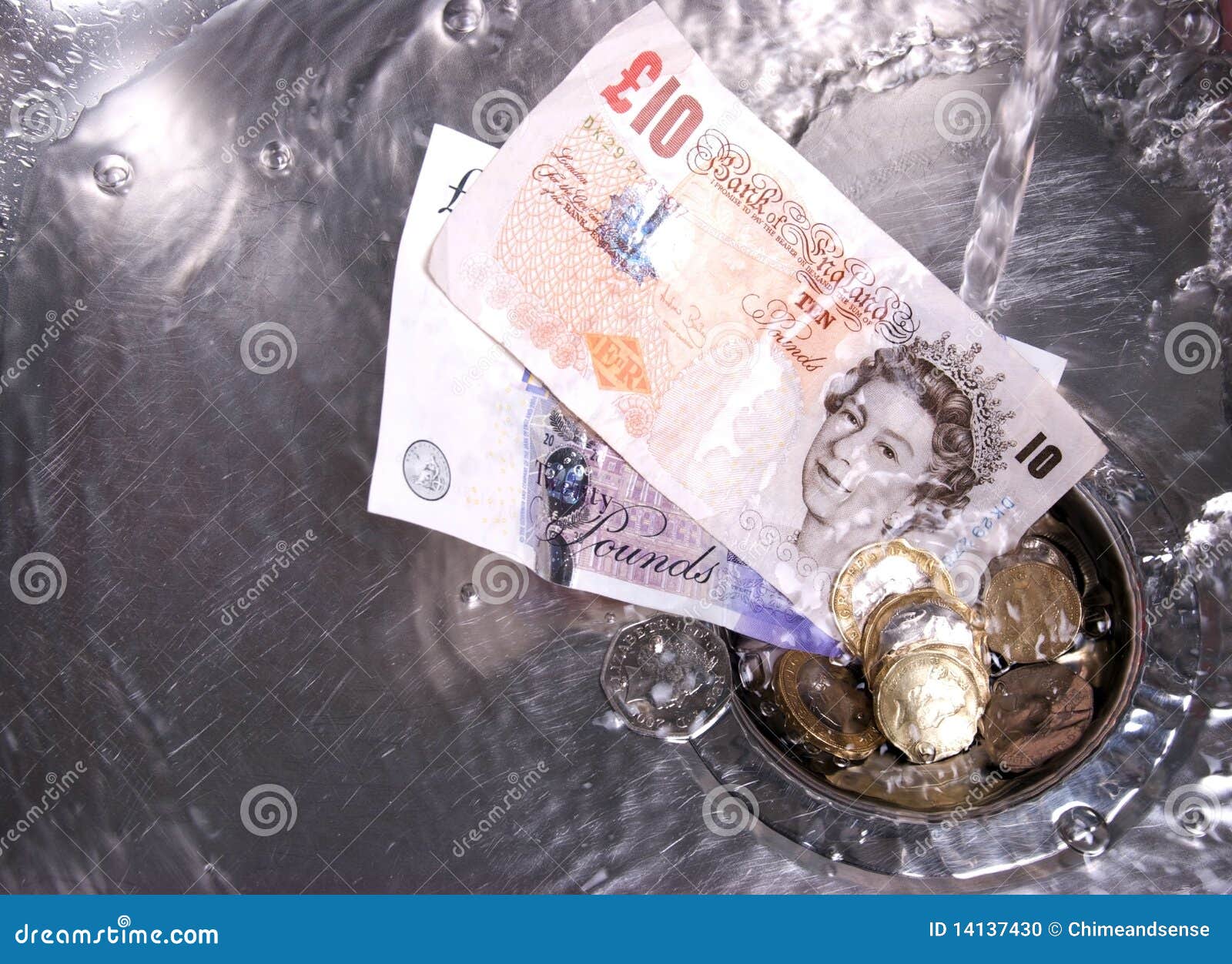 clipart of money going down the drain - photo #40