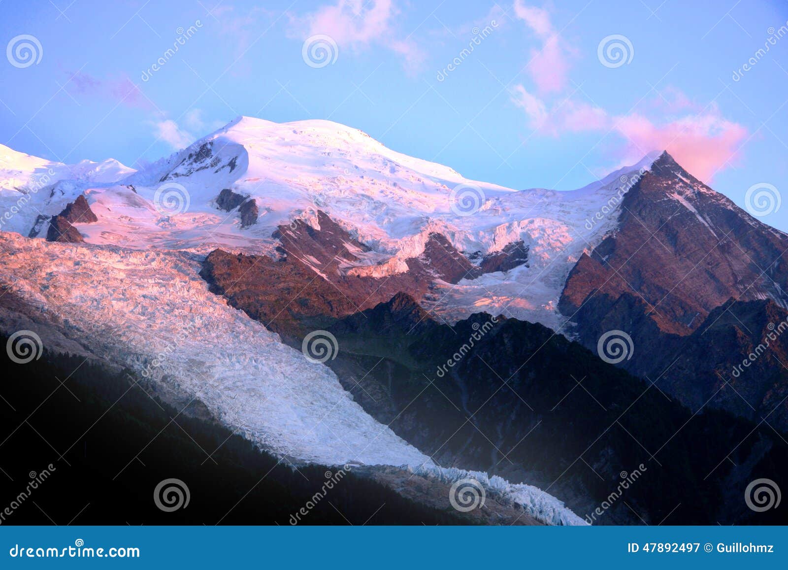 Stock Photo: MONT-BLANC - French Alps