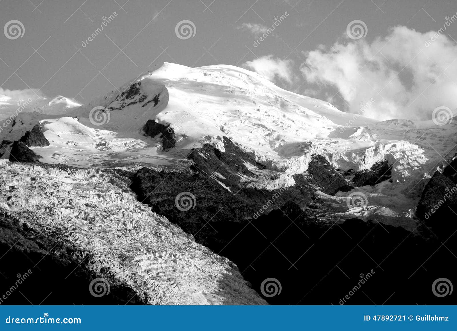 Stock Photo: MONT-BLANC - French Alps