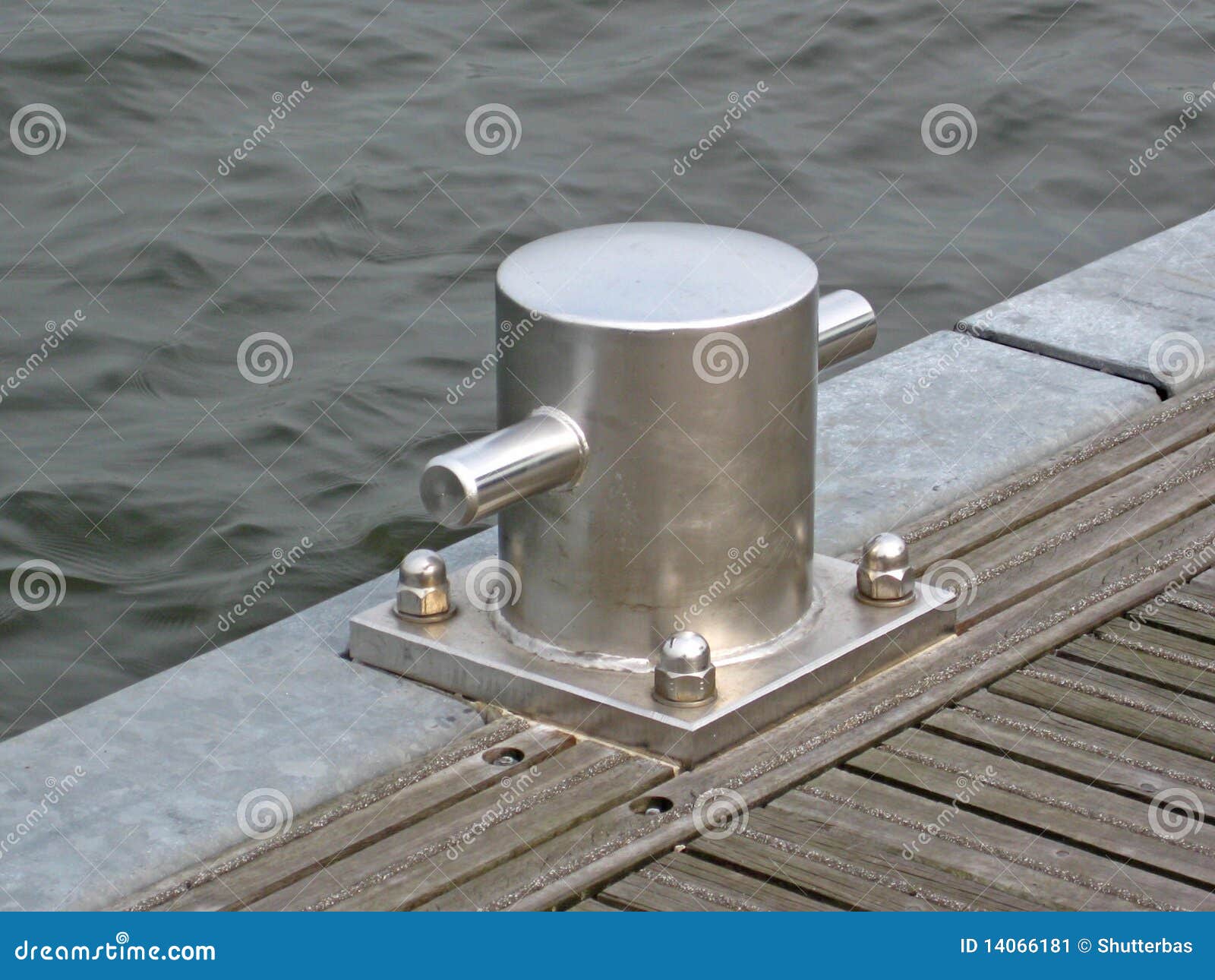 Mooring Post Stock Image Image 14066181