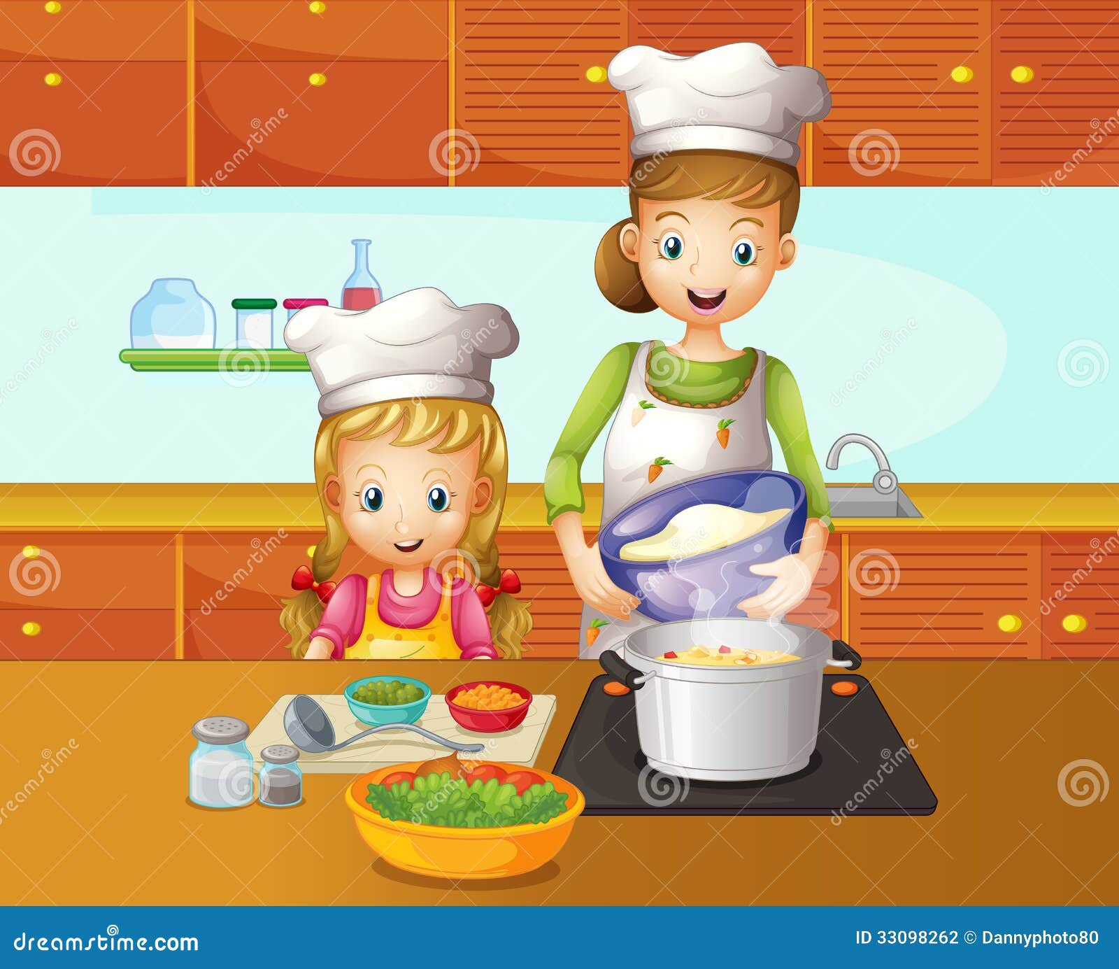 clipart of mother cooking - photo #42