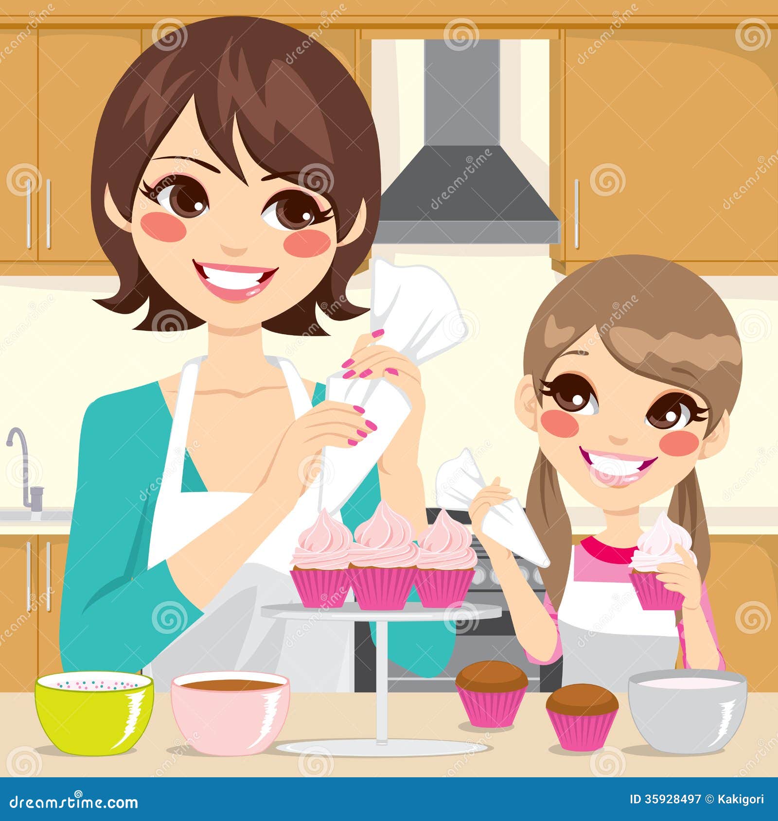 clipart of mother cooking - photo #26
