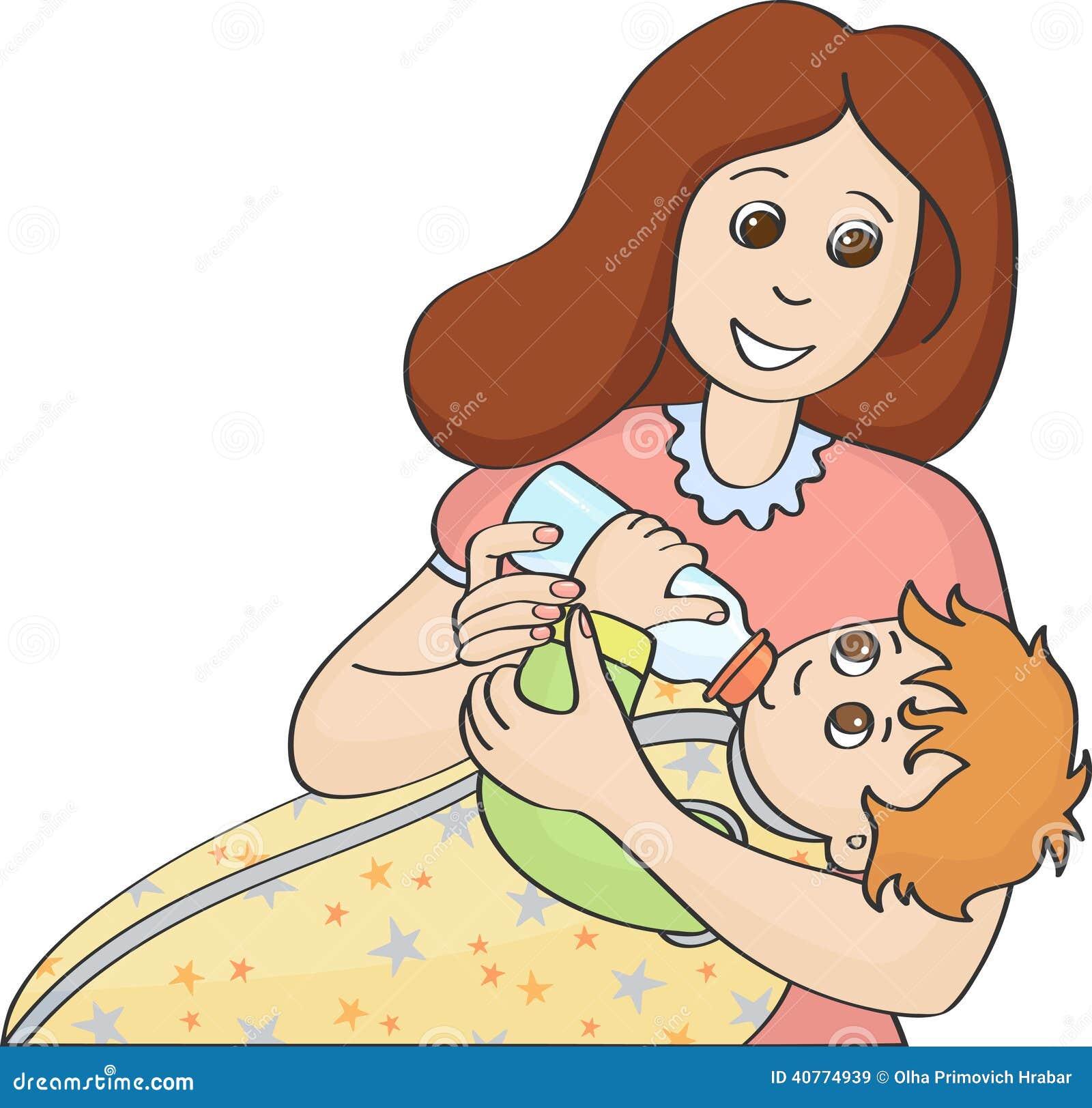 clipart of mother feeding baby - photo #7