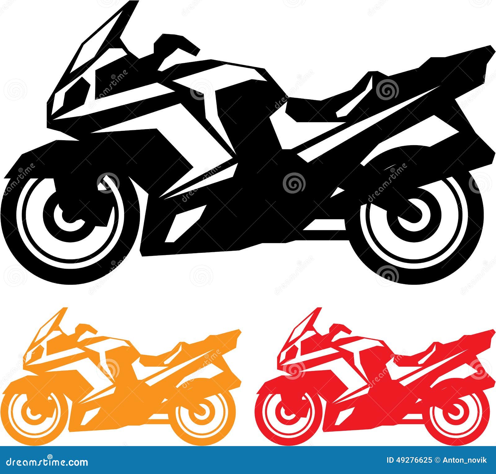motorcycle clipart vector - photo #31