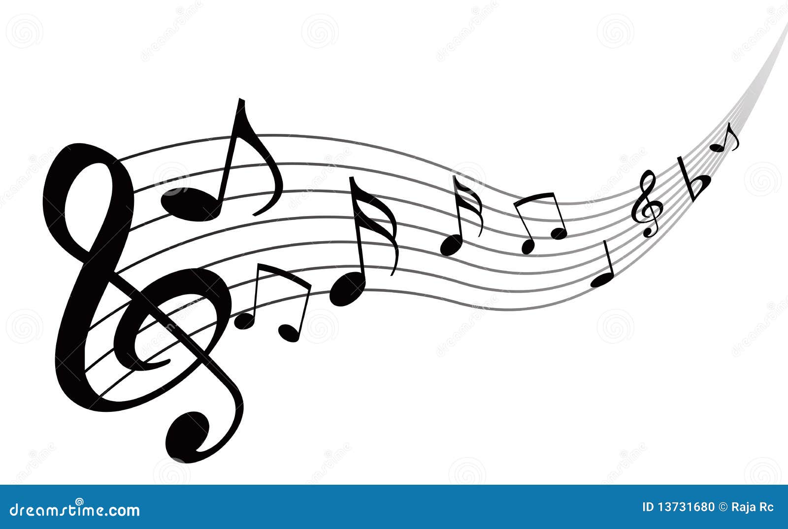 Music Notes Stock Photo Image 13731680