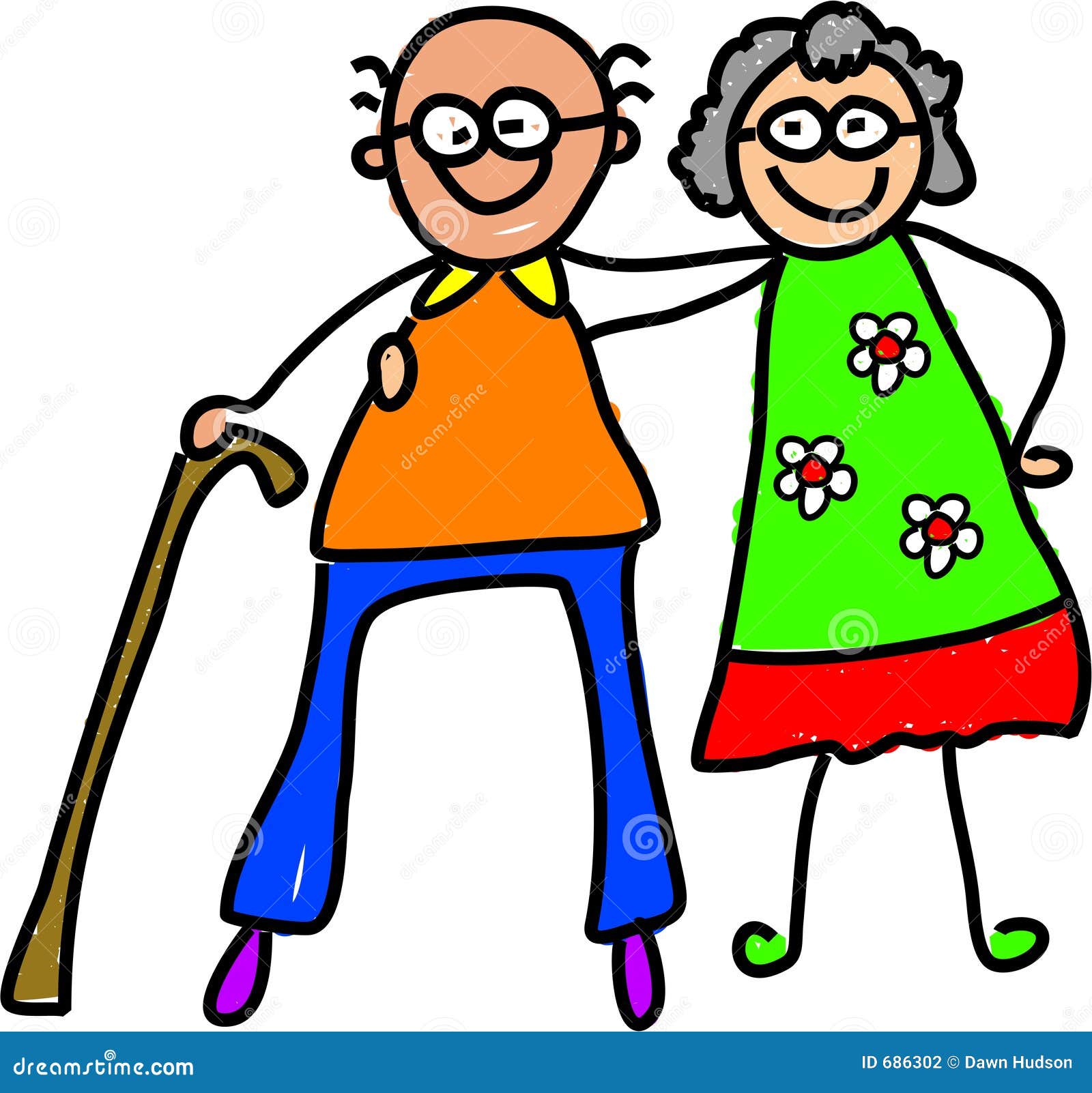 free clipart of grandparents with grandchildren - photo #38