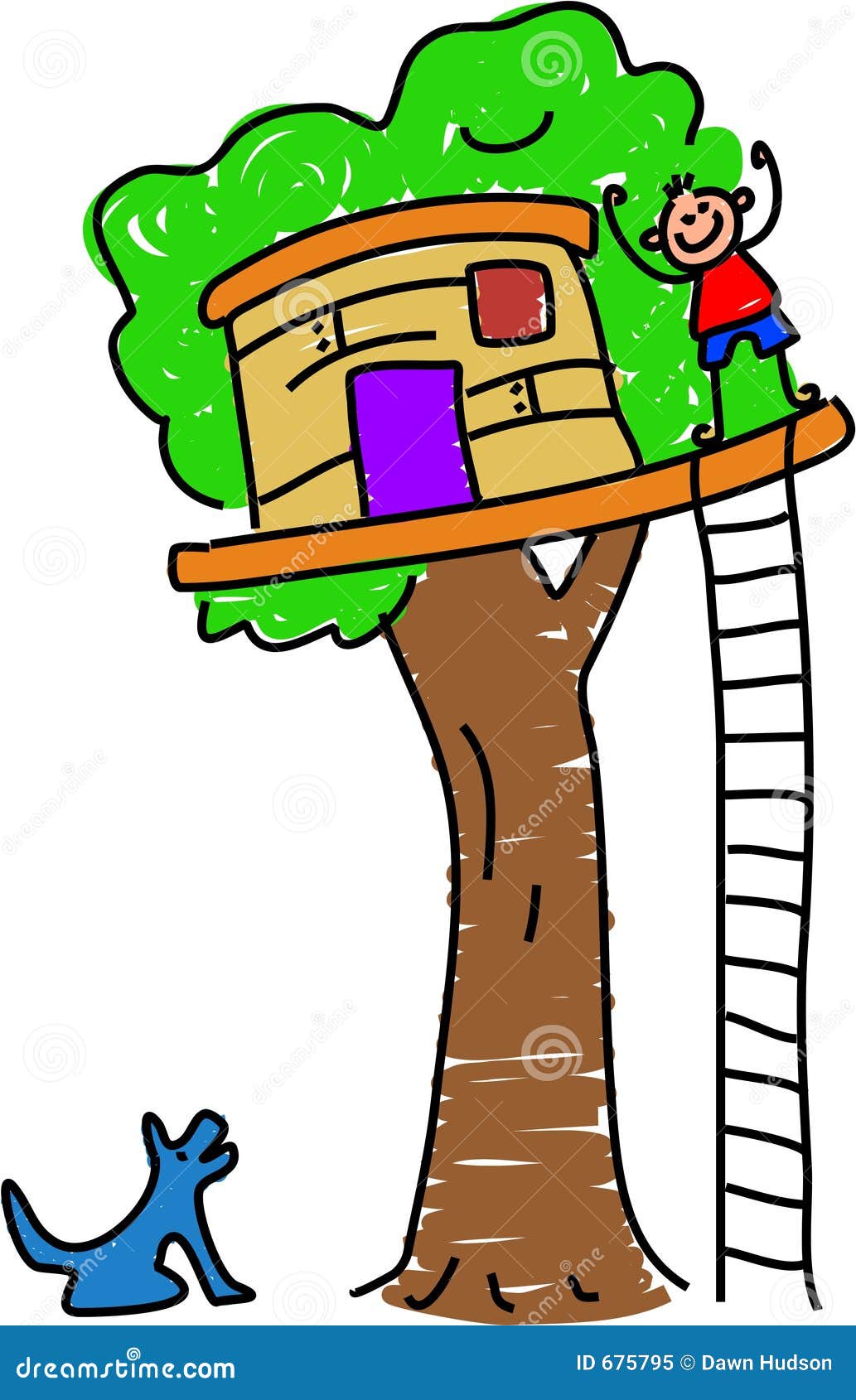 treehouse clipart free - photo #17