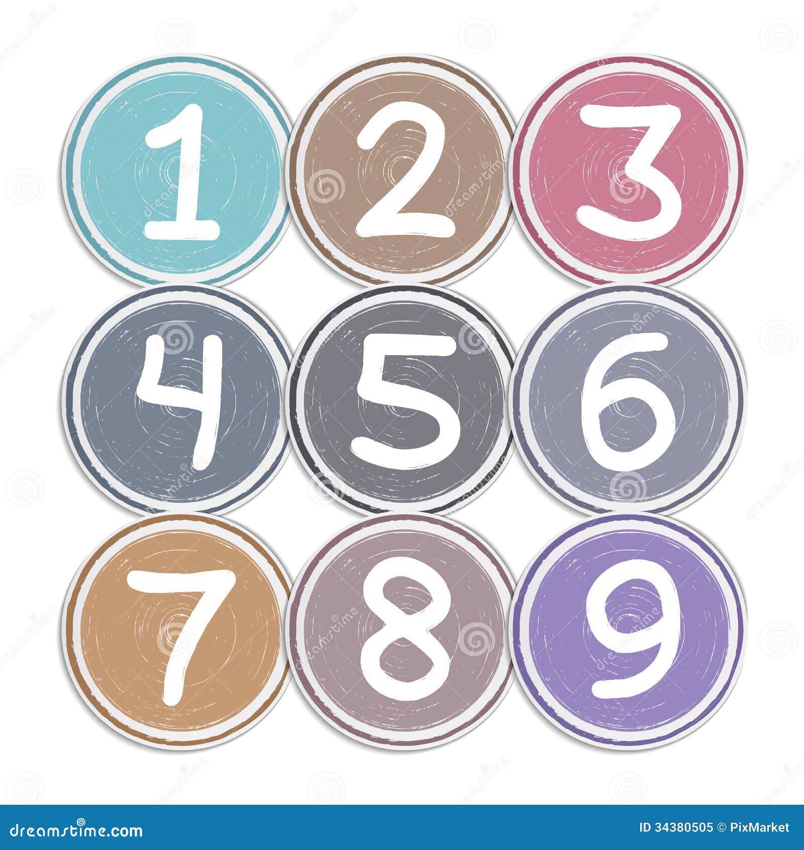 clipart numbers in circles - photo #26
