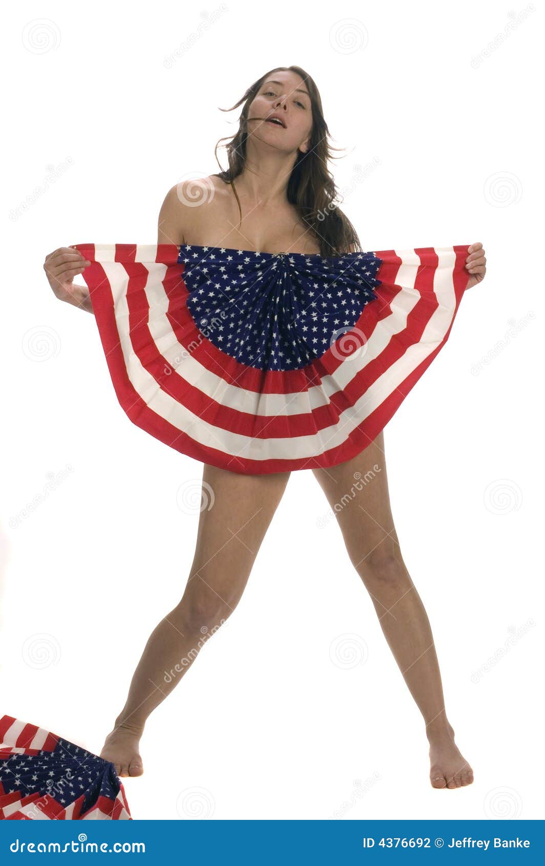 Naked American Patriot With Flag Stock Photo Image Of Patriot