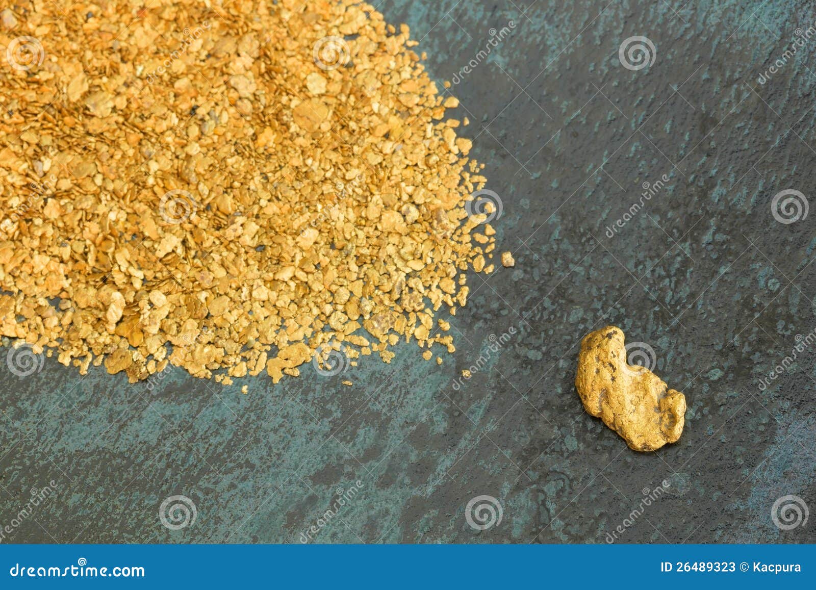 Stock Photos: Natural Placer Gold