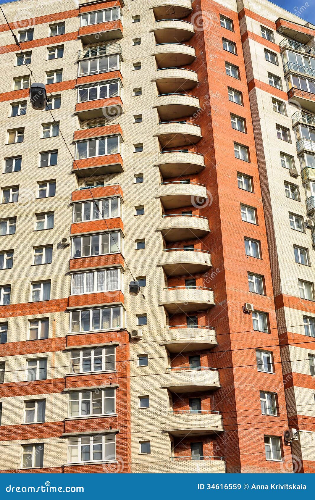 Modern Apartment Building Facade