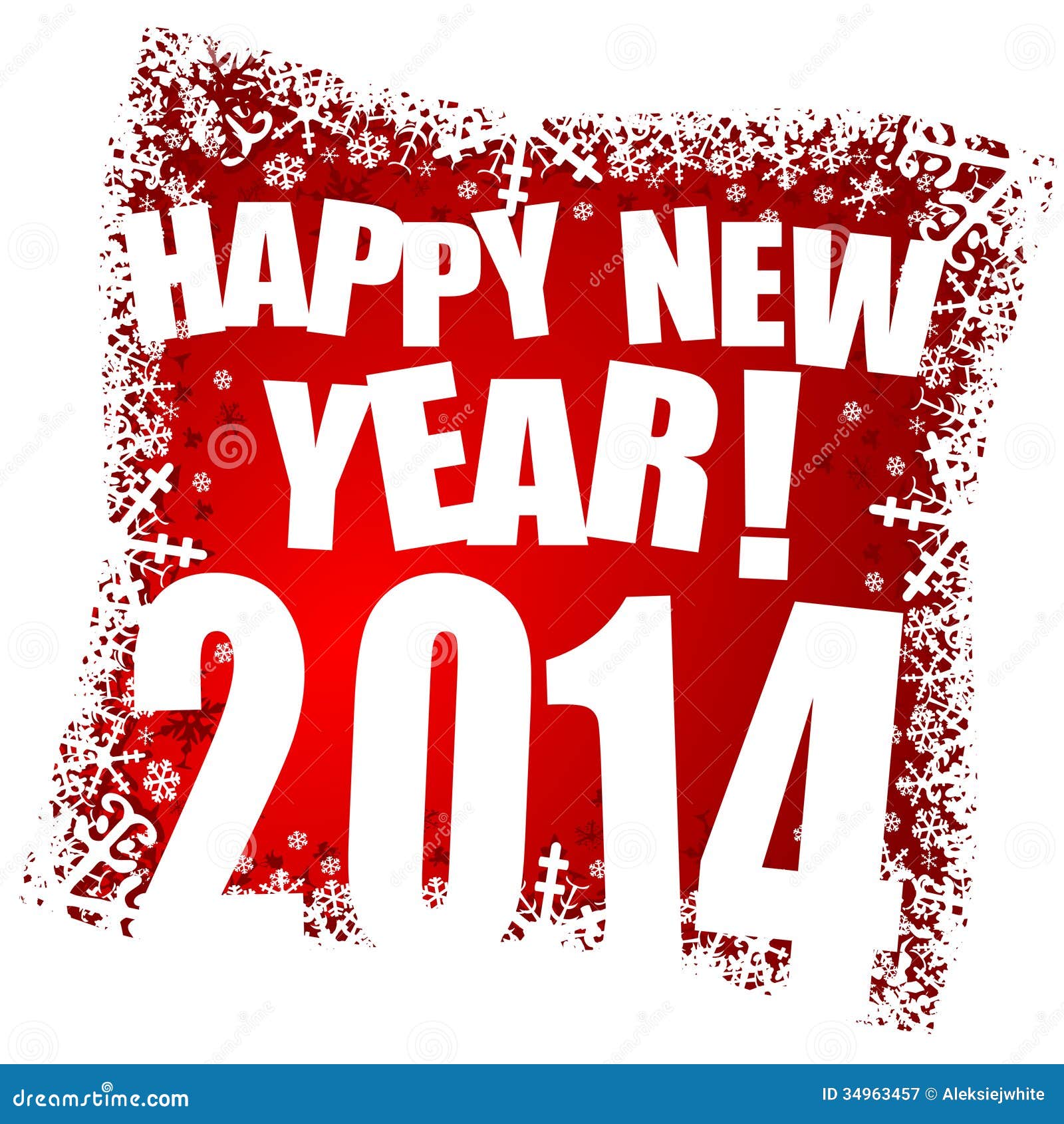 New Year 2014 Stock Photography Image 34288242