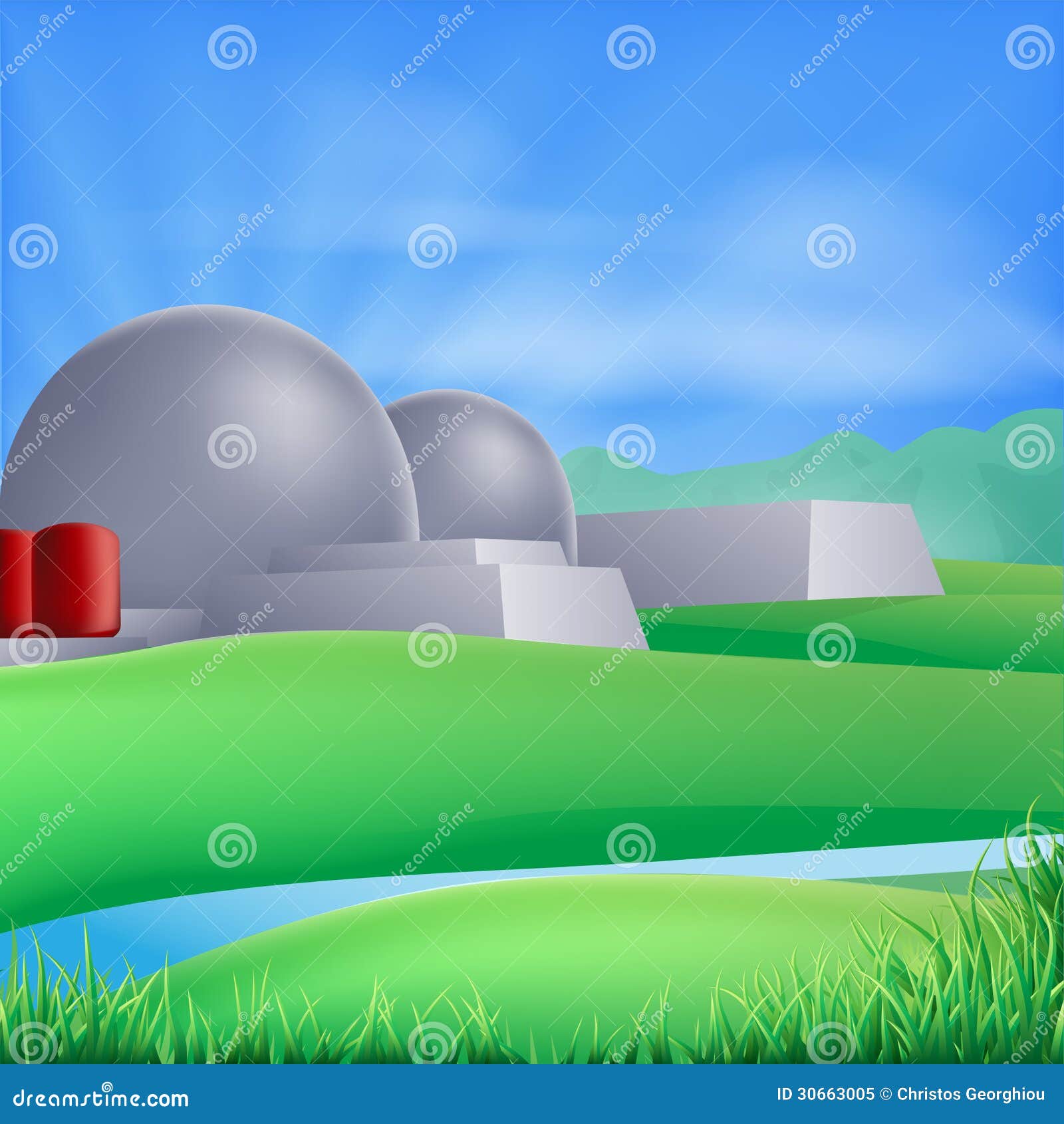 clipart of nuclear power plant - photo #50