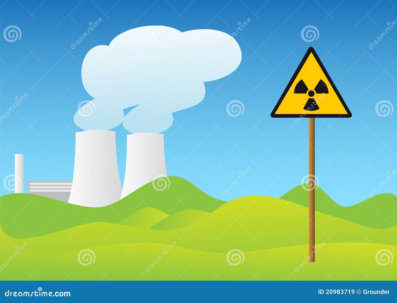 clipart of nuclear power plant - photo #36