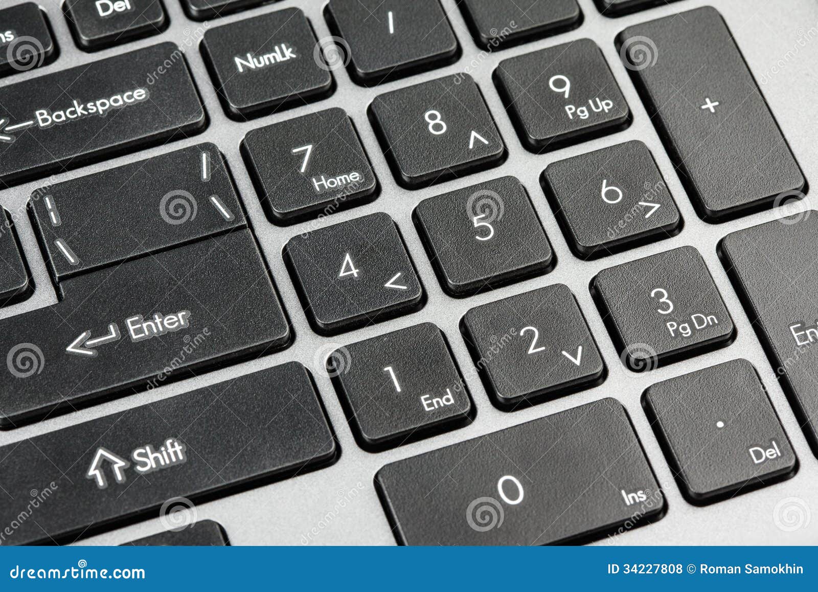 Number Keys Of Computer Keyboard Royalty Free Stock Photos - Image