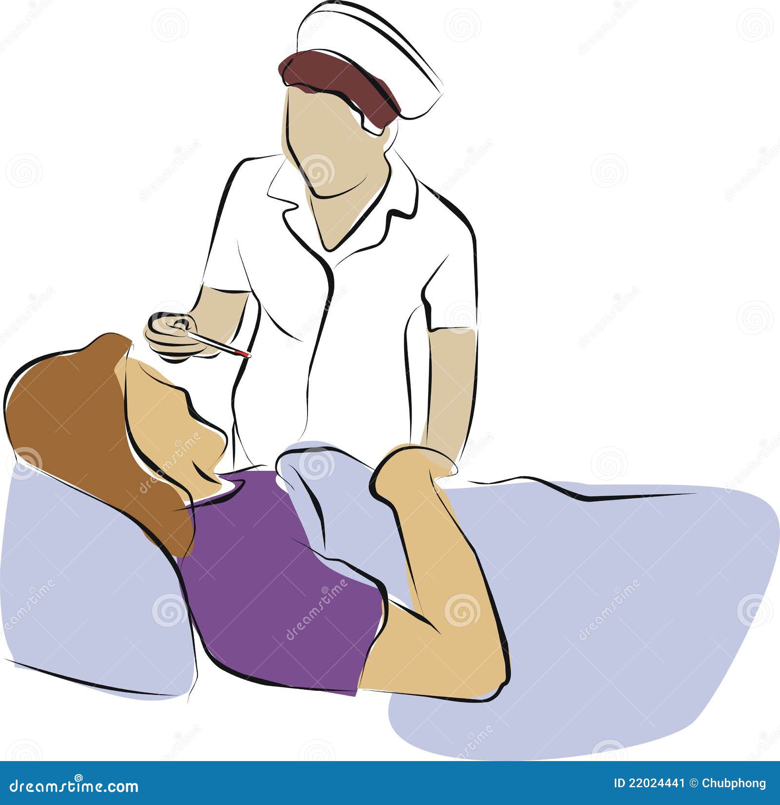 Nurse And Patient Stock Image - Image: 22024441