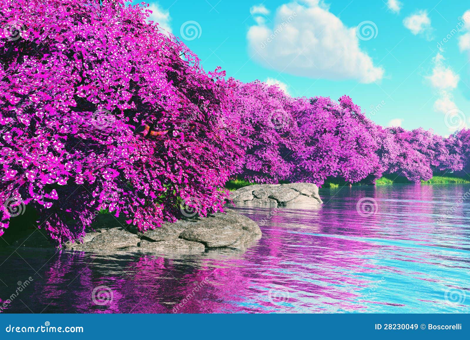 Imagens de Stock Royalty Free O jardim japonês das flores de Imagens de Stock Royalty Free O jardim japonês das flores de