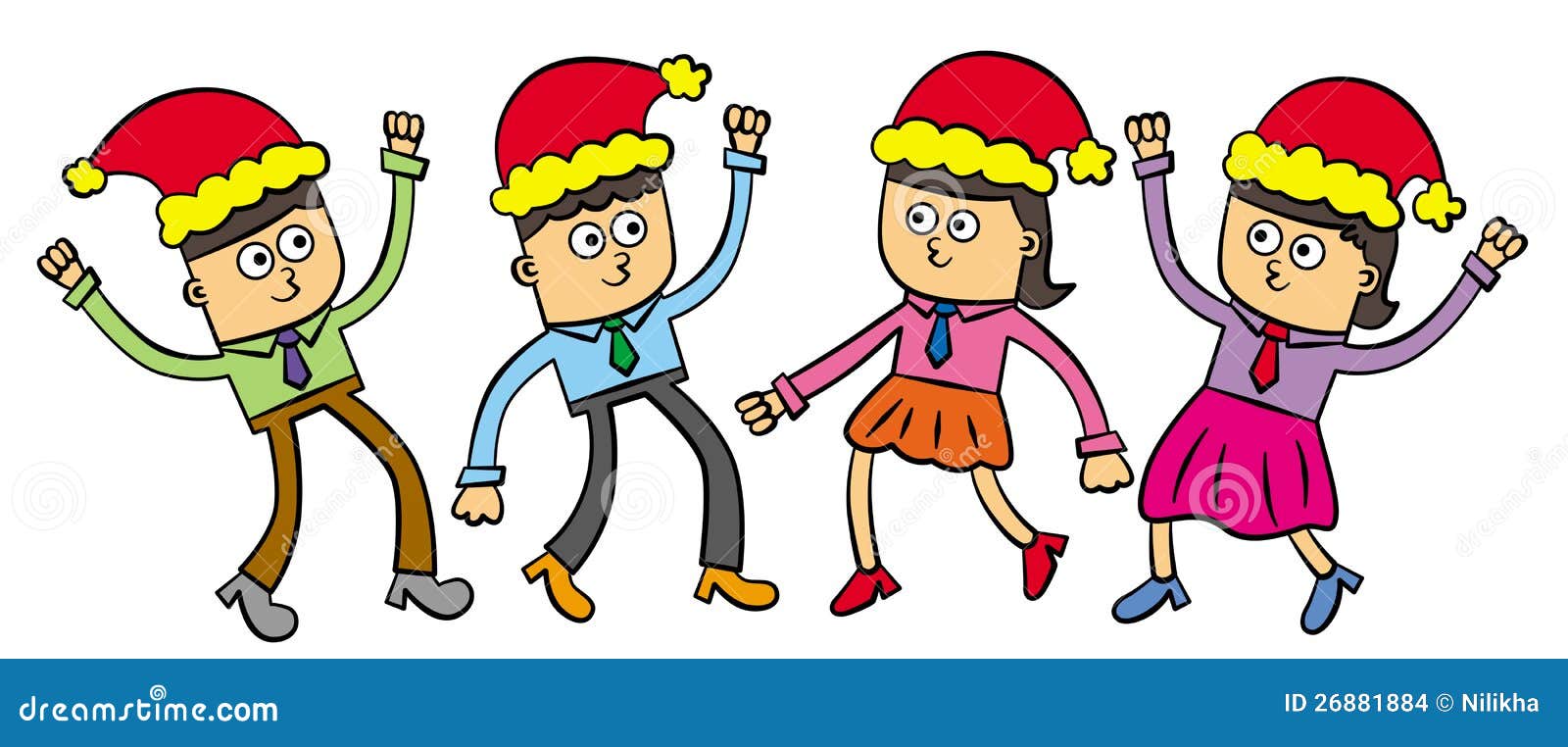 Office Christmas Party Stock Images - Image: 26881884