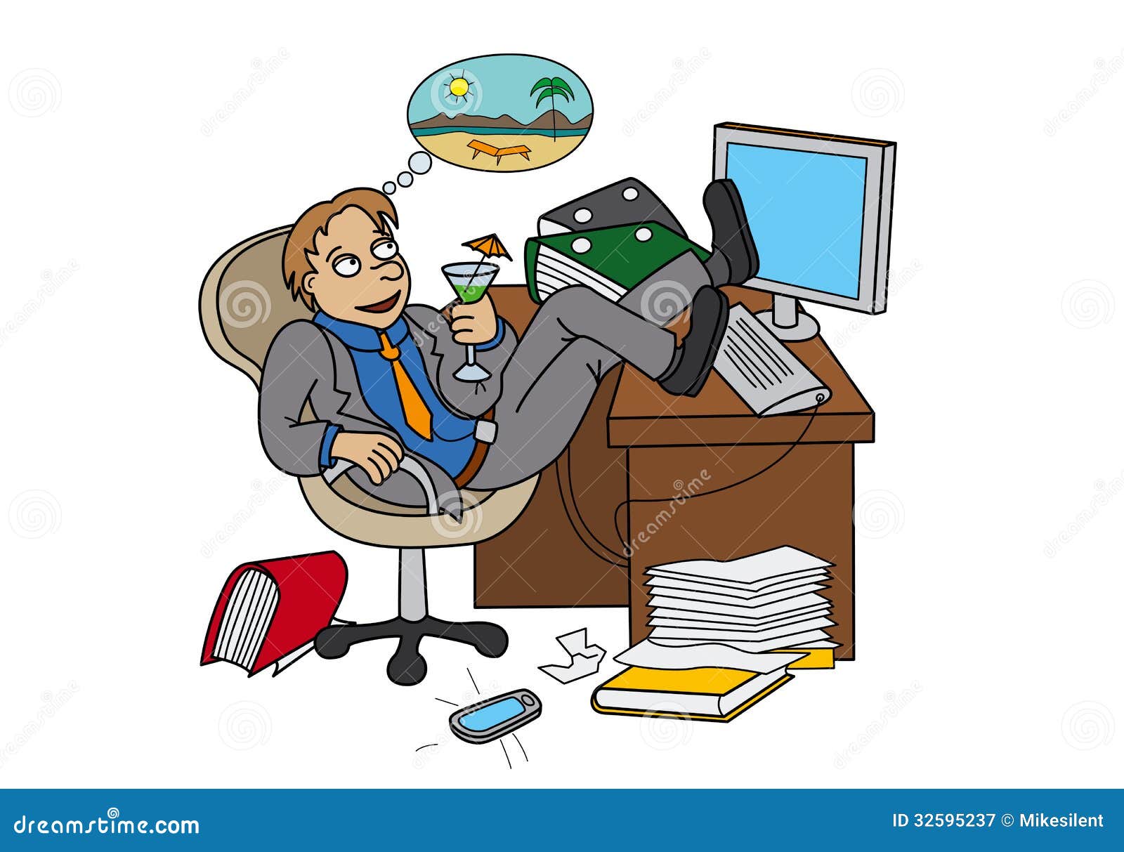 free clipart stressed office worker - photo #25