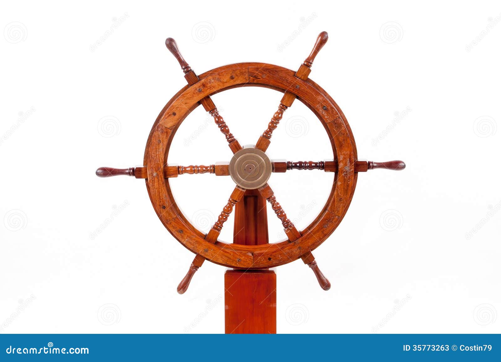 Old Boat Steering Wheel