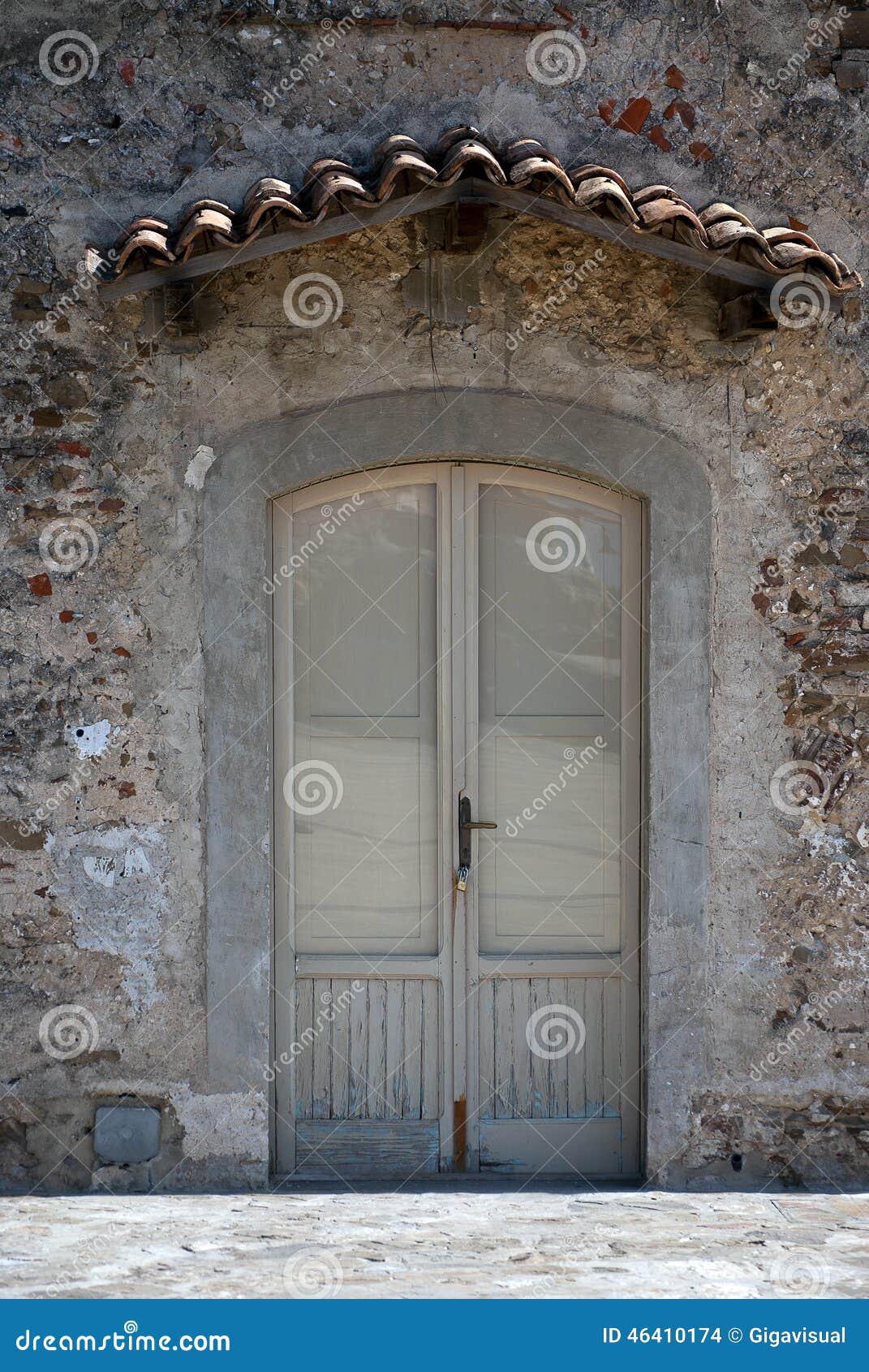 Old Door with Glass