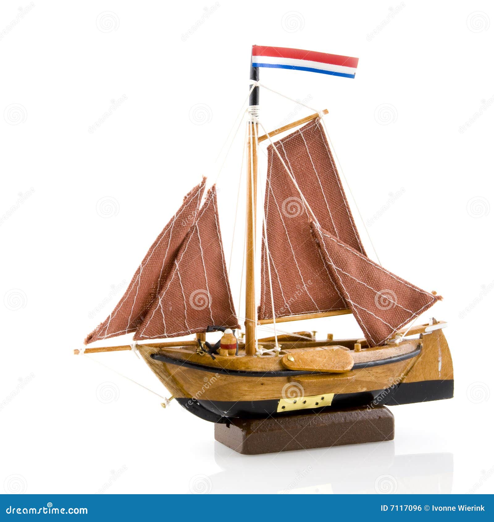 Old Dutch Sailboat Royalty Free Stock Image - Image: 7117096