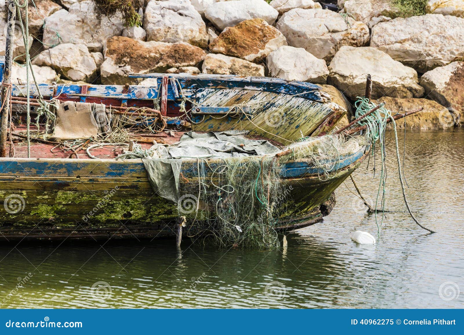 Old Fishing Boat Stock Photo - Image: 40962275