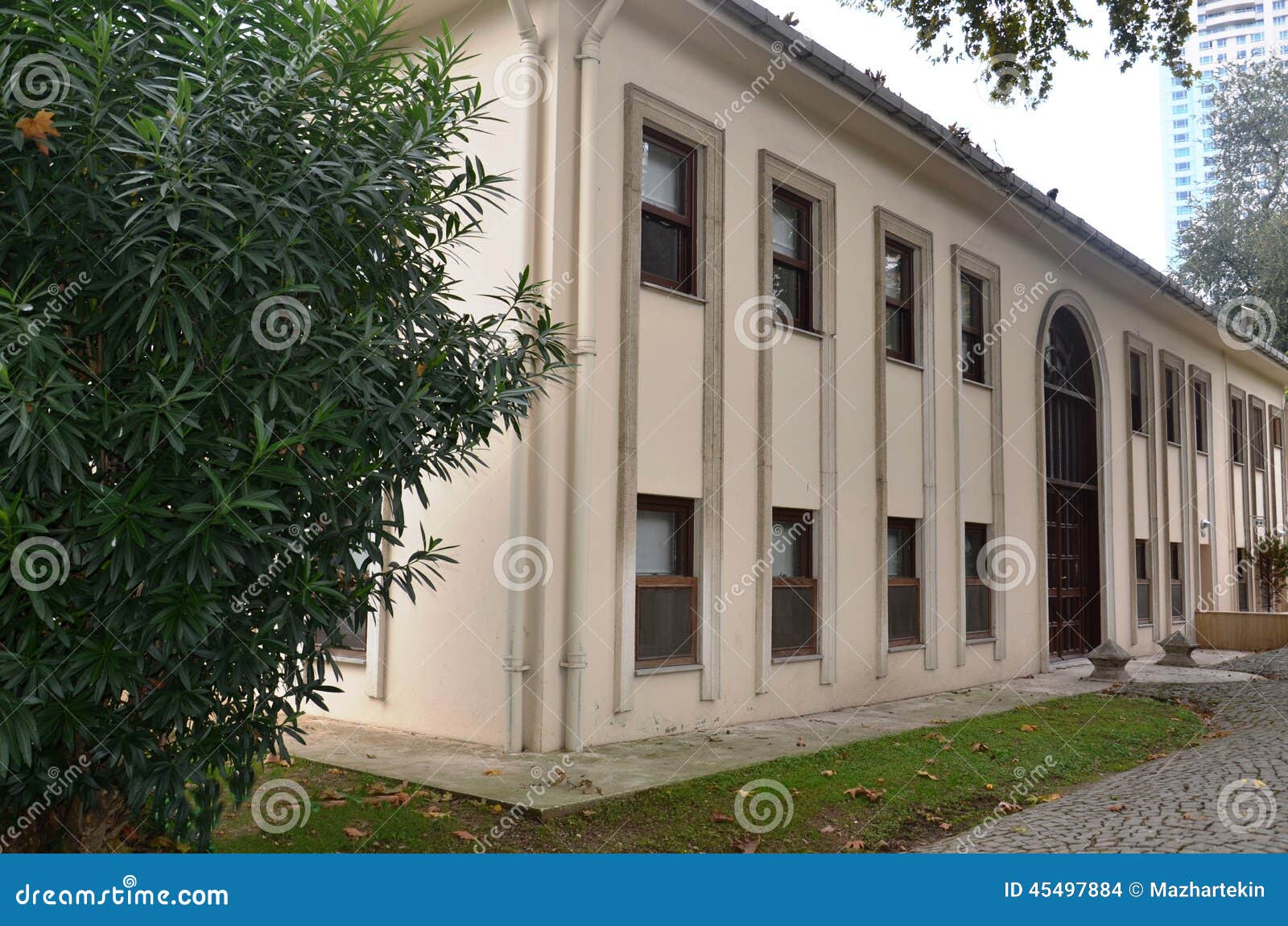 The old Ottoman building that is used as an armory, still safe and 