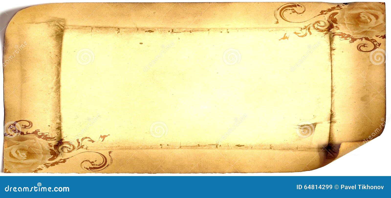 Scroll writing paper