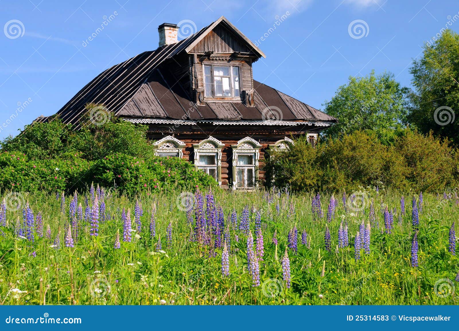 Old Russian Village House