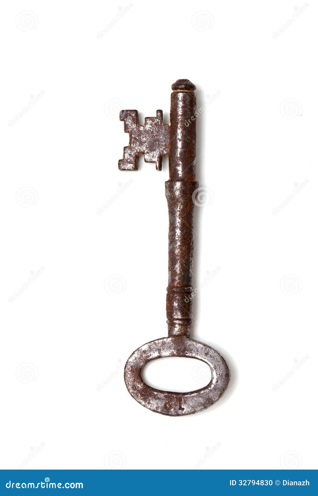 Old Rustic Key Stock Photo Image 32794830