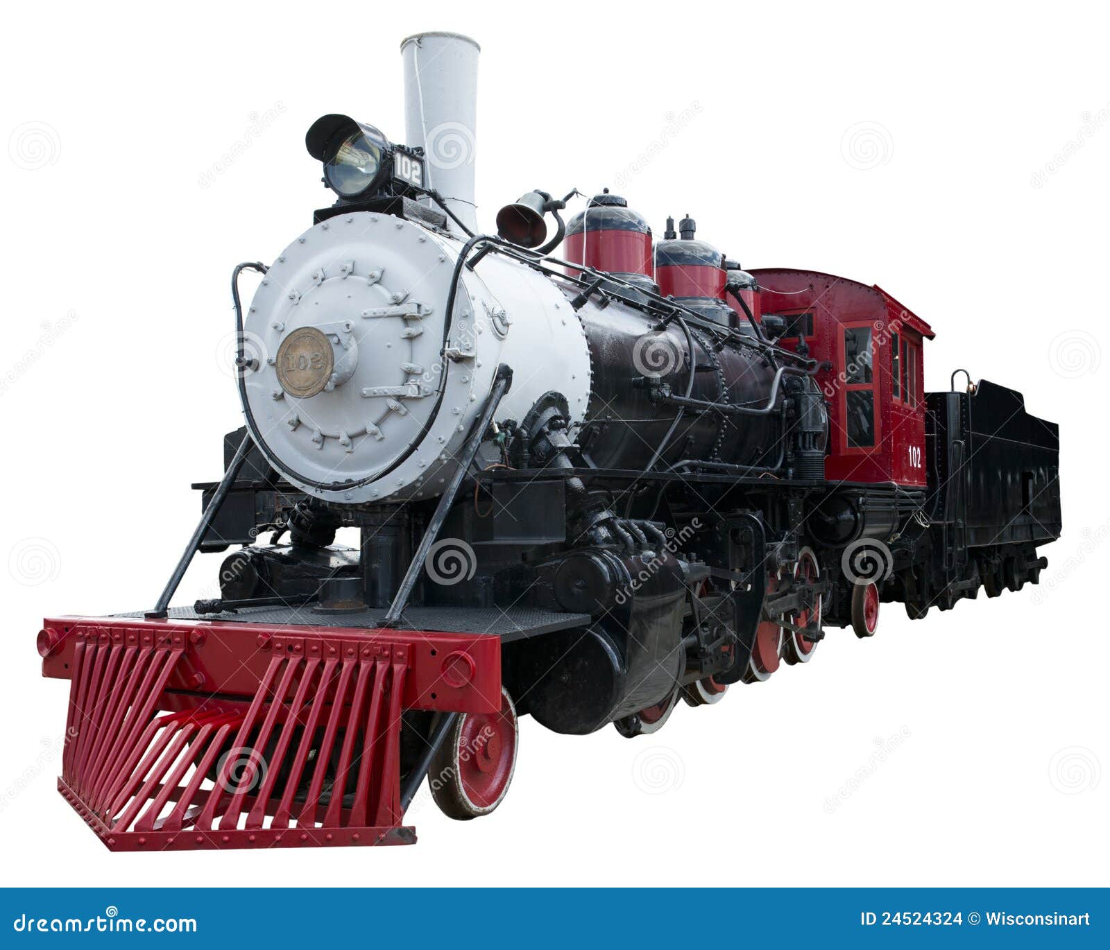Vintage Locomotive Steam Train