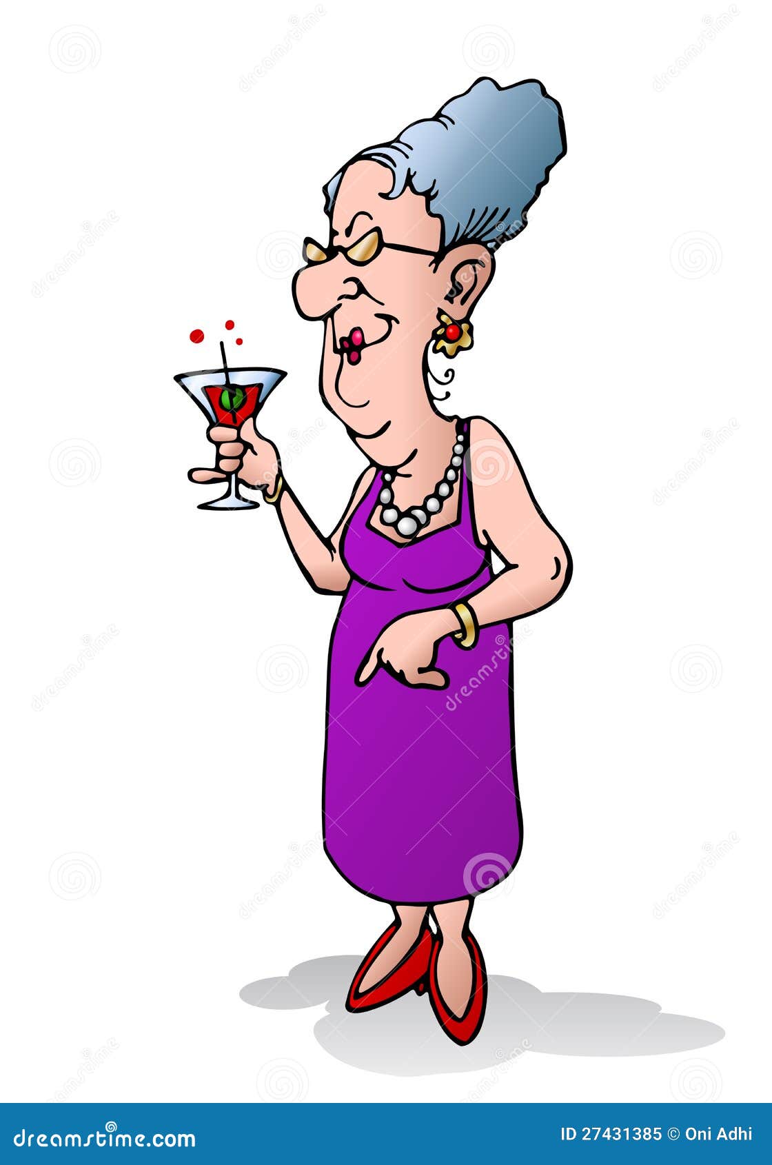 Old Woman Holding Beverage Royalty Free Stock Photo - Image: 27431385