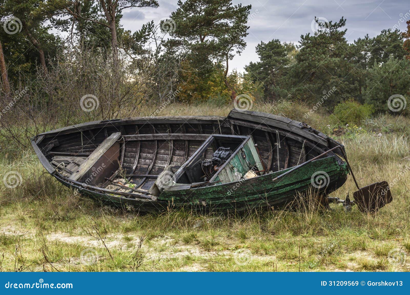 Old Wooden Fishing Boat Royalty Free Stock Images - Image: 31209569