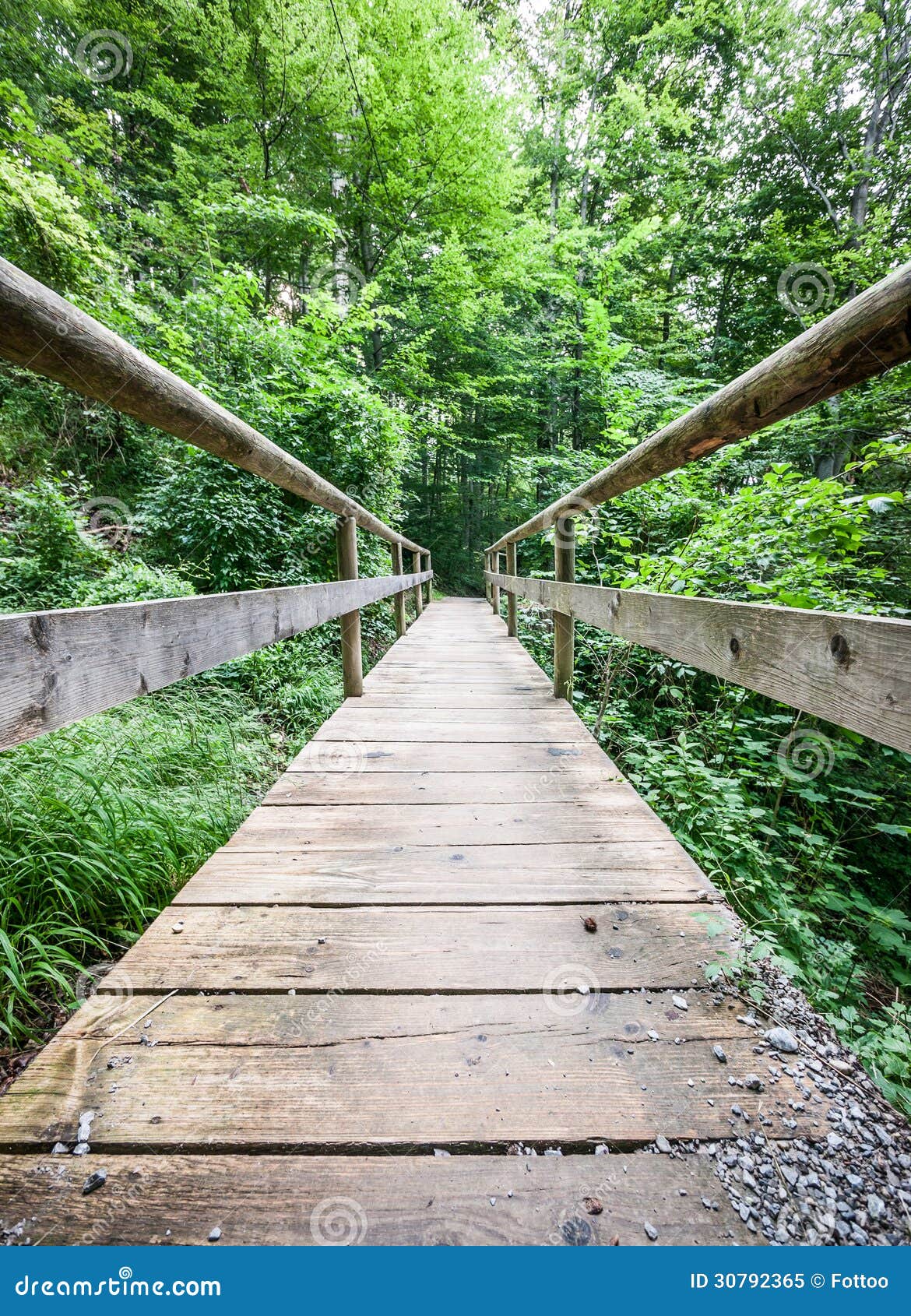 Old Wooden Footbridge Royalty Free Stock Photo - Image: 30792365