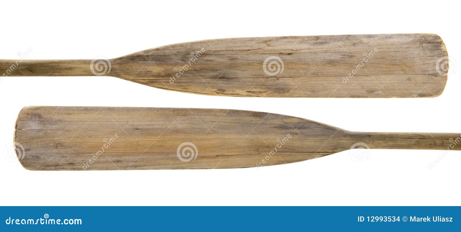 Old Wooden Boat Paddles