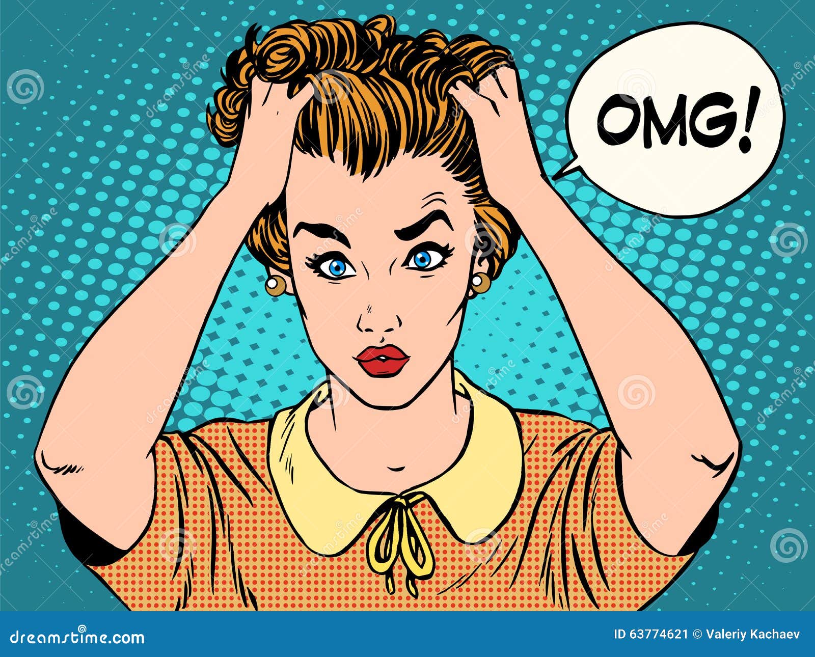 omg woman shock stock vector image 63774621 omg woman shock stock vector image 63774621