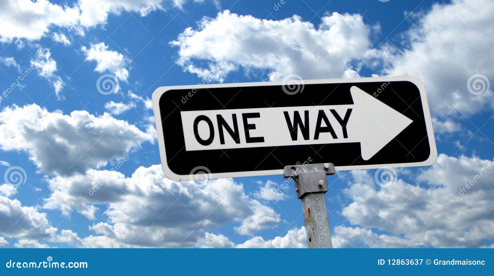 One Way Road Sign Royalty Free Stock Photography - Image ...
 One Way Street Signs