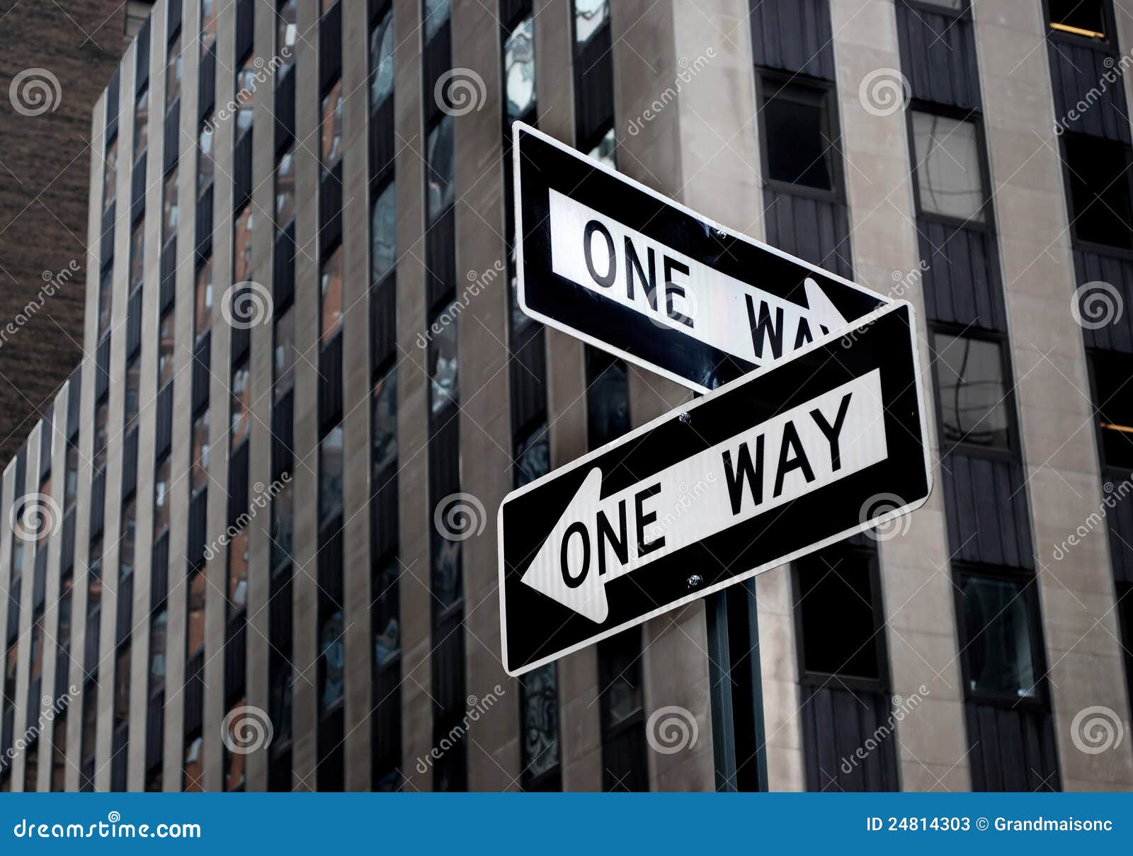 One Way Road Sign Stock Photos - Image: 24814303
 One Way Street Signs