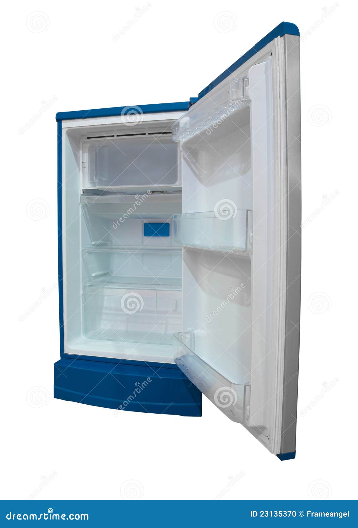 Open Empty Refrigerator Stock Photo - Image: 23135370