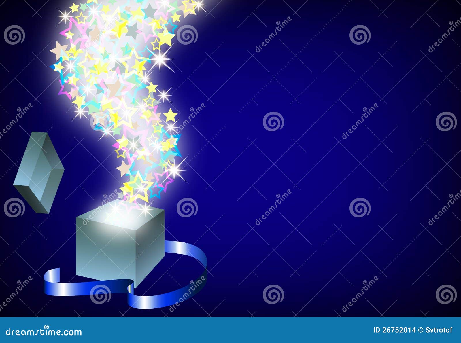 Open Magic Gift Box Stock Images Image 26752014
