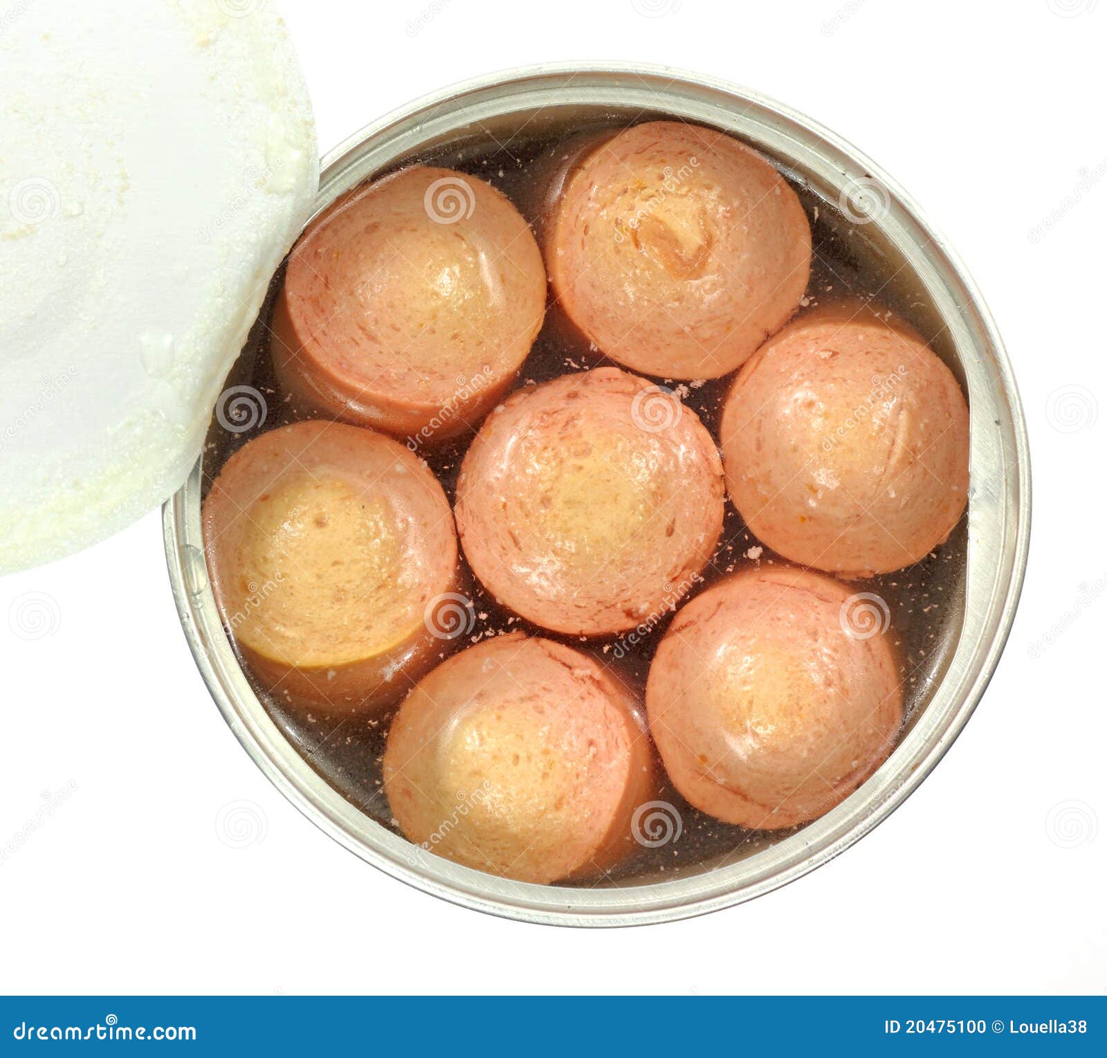 Opened Can Vienna Sausages Stock Photo - Image: 20475100