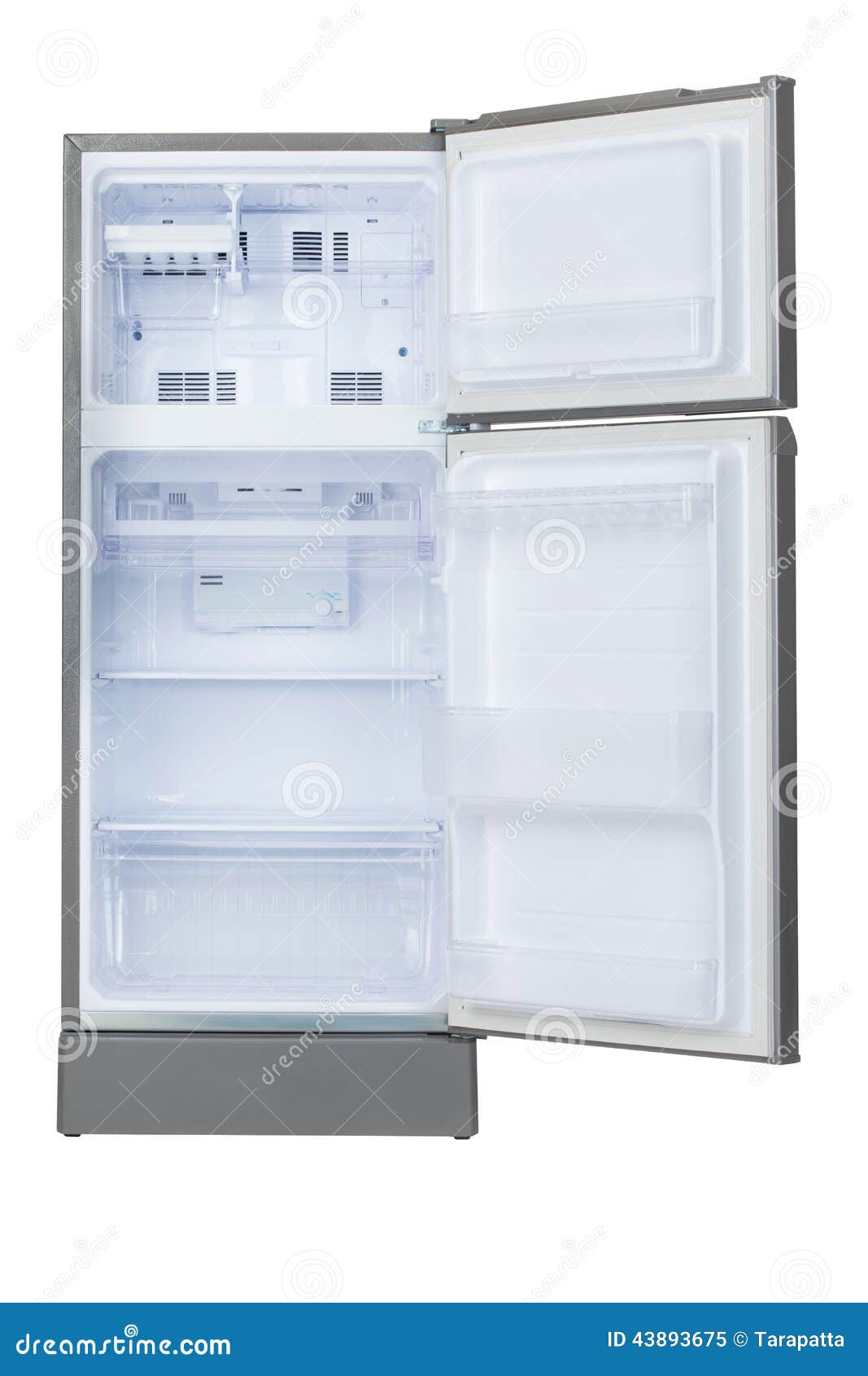 Opened Empty Refrigerator Stock Photo - Image: 43893675