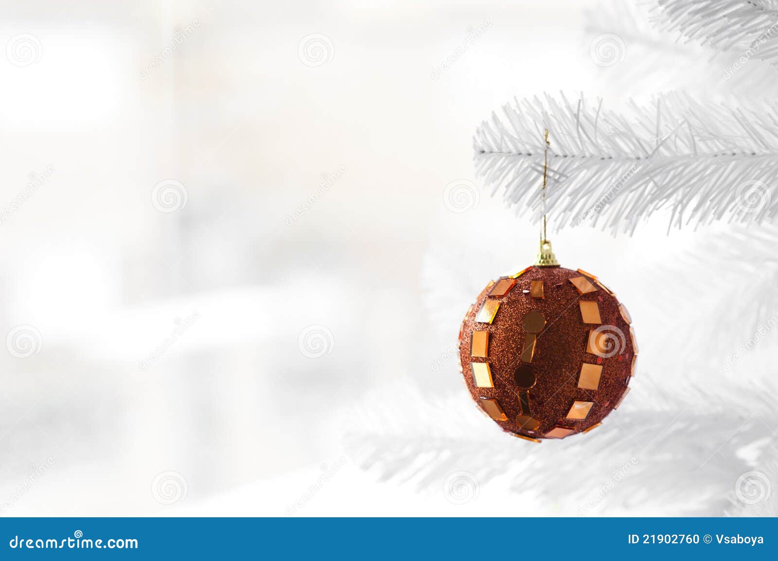 orange bauble on christmas tree stock photo image 21902760 orange bauble on christmas tree stock photo image 21902760