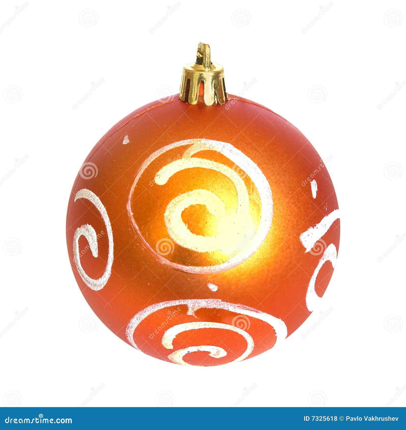 orange christmas bauble royalty free stock photos image orange christmas bauble royalty free stock photos image