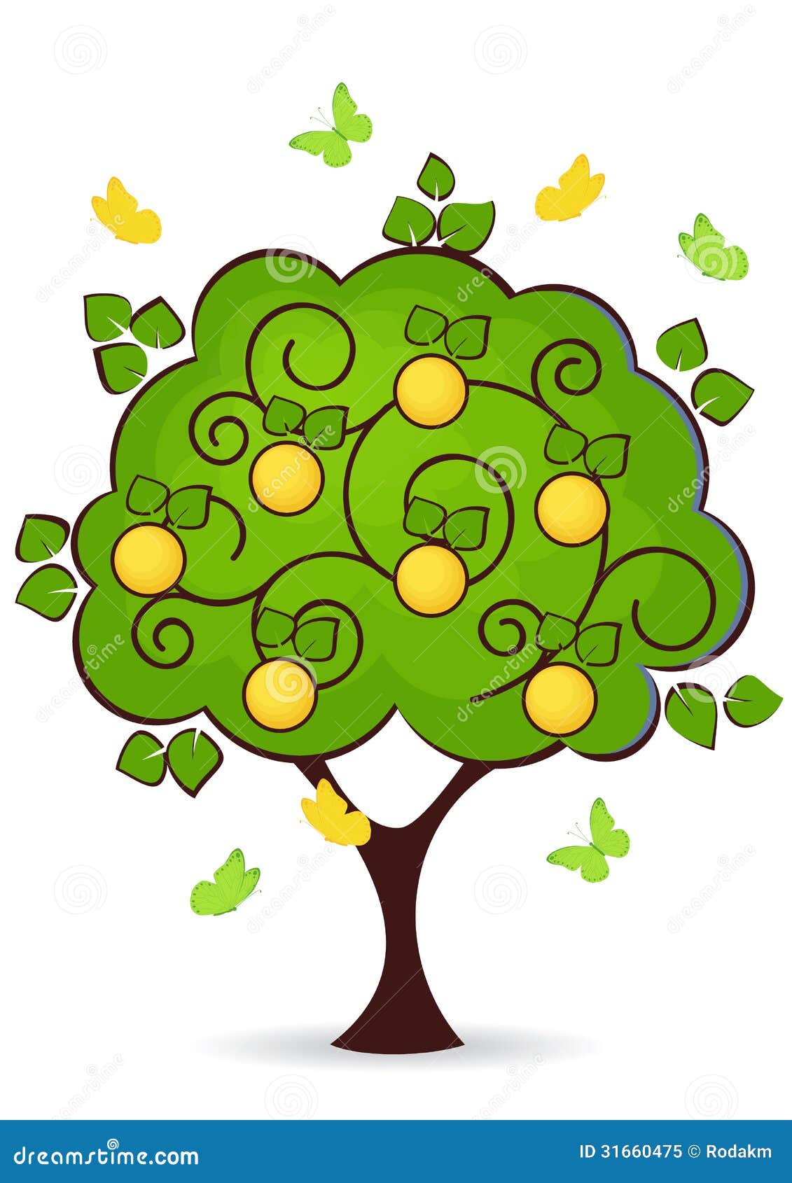 free clipart of fruit trees - photo #39